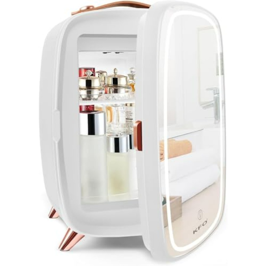 Beauty Makeup Fridge - Skincare Fridge 6L with Mirror and