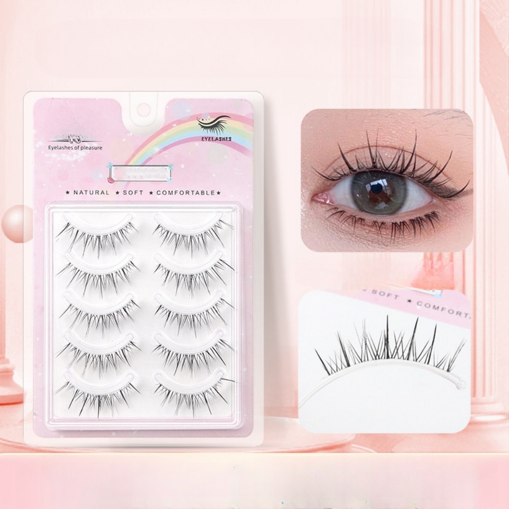 5 Pairs Transparent Stem Wavy  - Beauty Makeup Look avis et prix