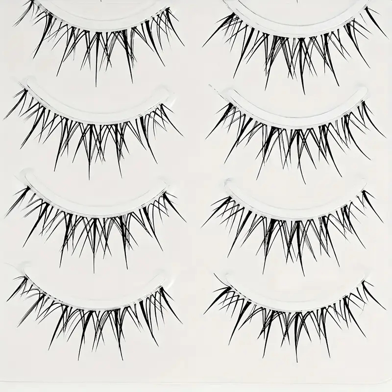 5 Pairs Transparent Stem Wavy  - Beauty Makeup Look avis et prix