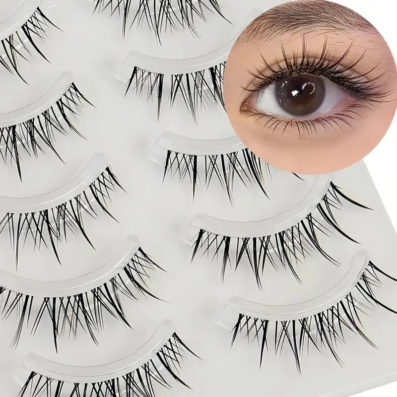 5 Pairs Transparent Stem Wavy  - Beauty Makeup Look avis et prix