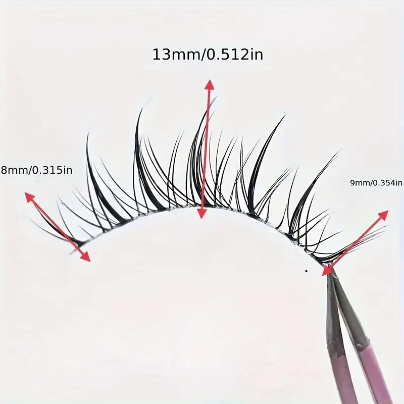 5 Pairs Transparent Stem Wavy  - Beauty Makeup Look avis et prix