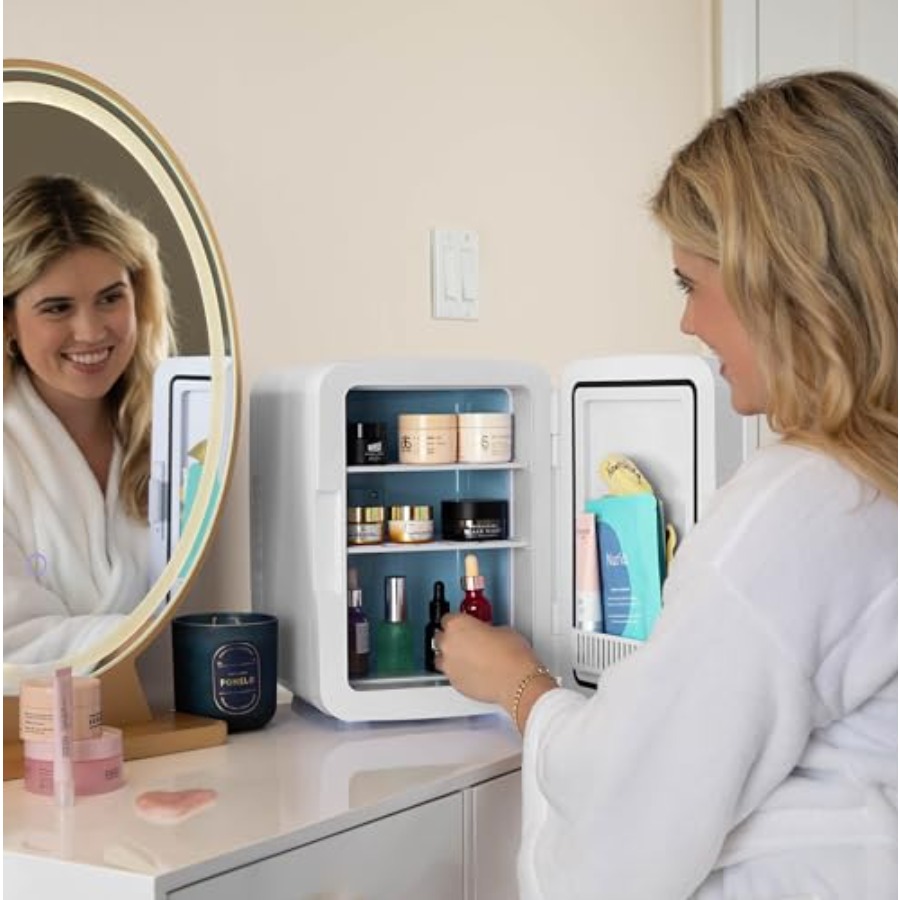 10L Mini Fridge for Bedroom, C - Beauty Makeup Fridge avis et prix