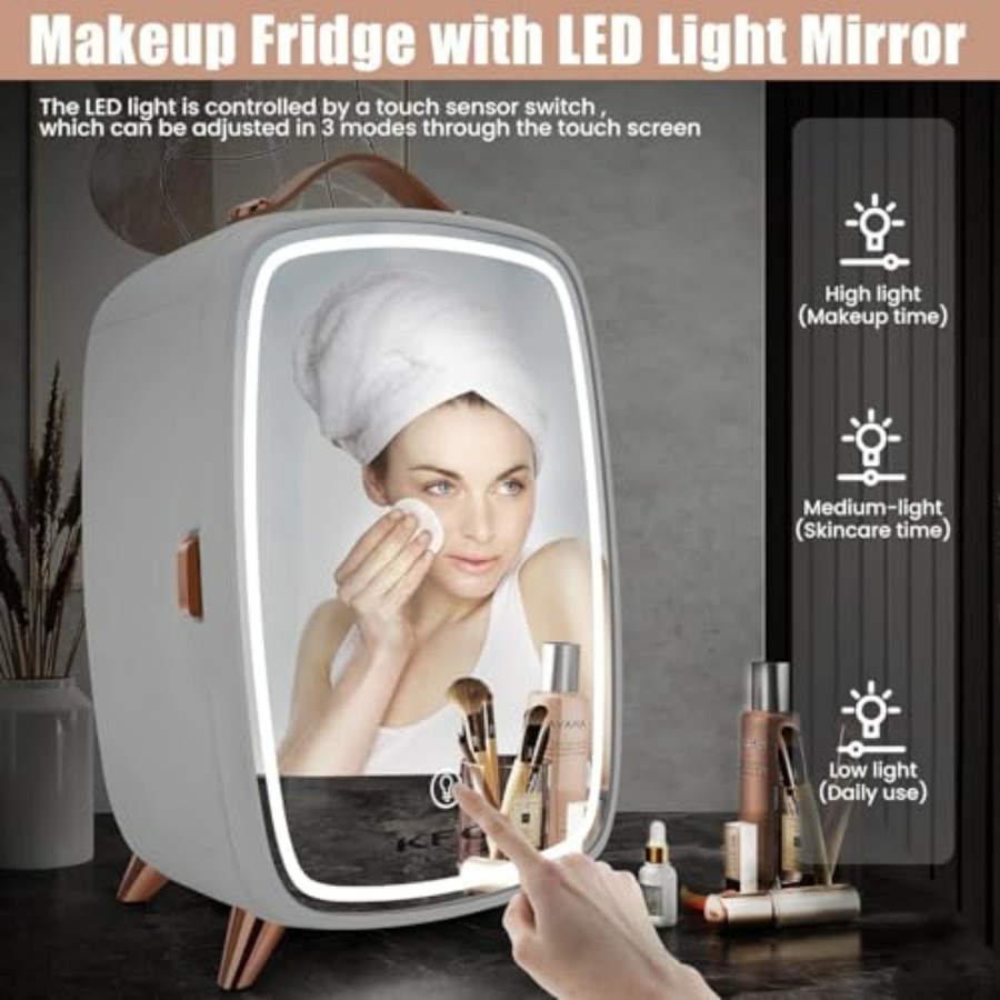 Skincare Fridge 6L with Mirror - Beauty Makeup Fridge avis et prix