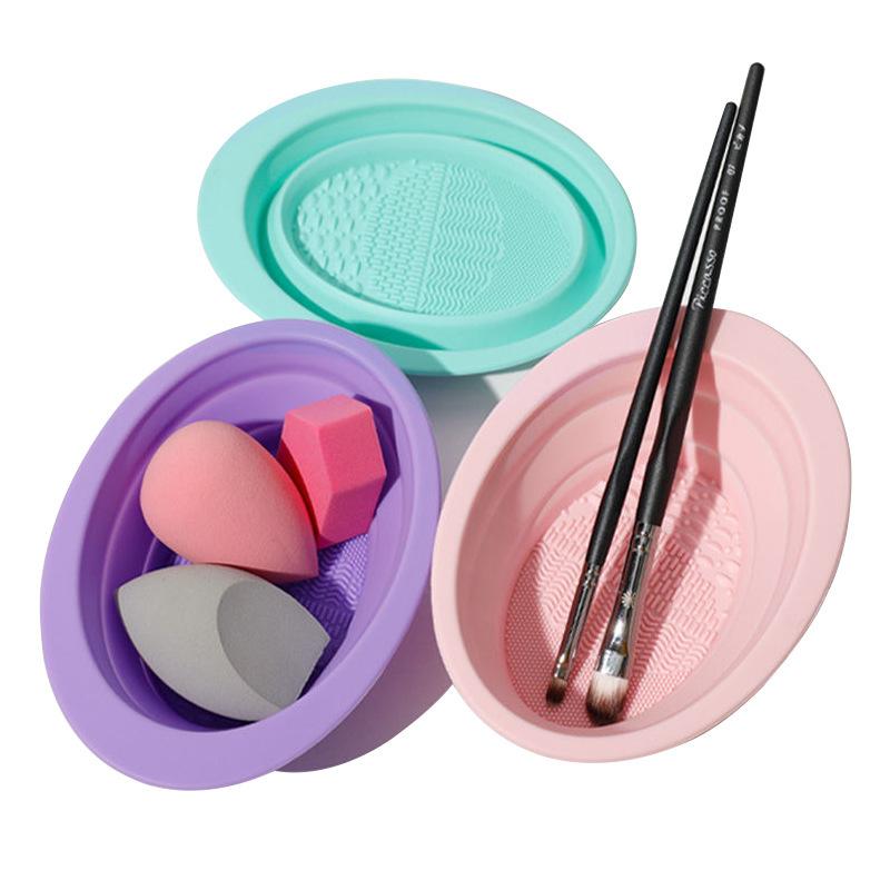 Folding Powder Puff Cleaning B - Beauty Makeup Eyeshadow avis et prix