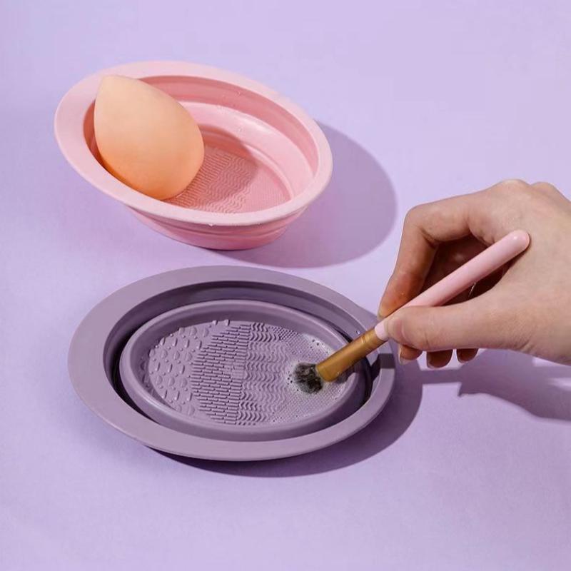 Folding Powder Puff Cleaning B - Beauty Makeup Eyeshadow avis et prix