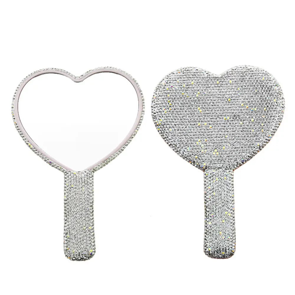 Diamond Handheld Makeup Mirror - Beauty Love Makeup avis et prix