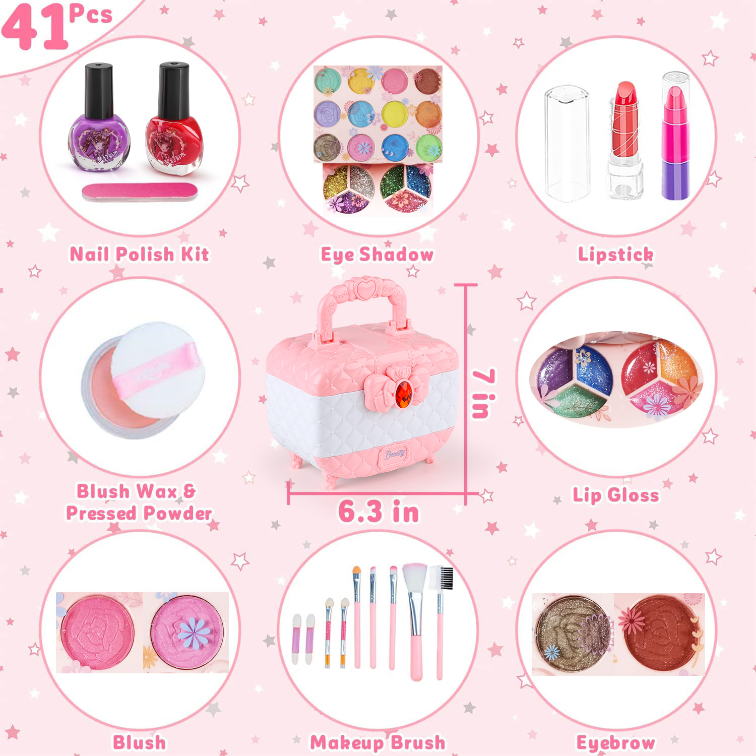 Kids Makeup Toy Kit for Girls, - Beauty Makeup Kit For Kids avis et prix