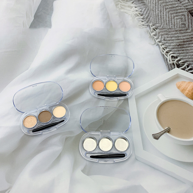 【3In1 Makeup Aluminum Palette  - Beauty Makeup Eyeshadow avis et prix
