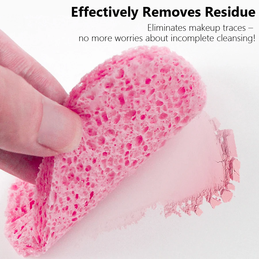 10Pcs Cellulose Face Sponge Co - Kiss Beauty Makeup Remover avis et prix