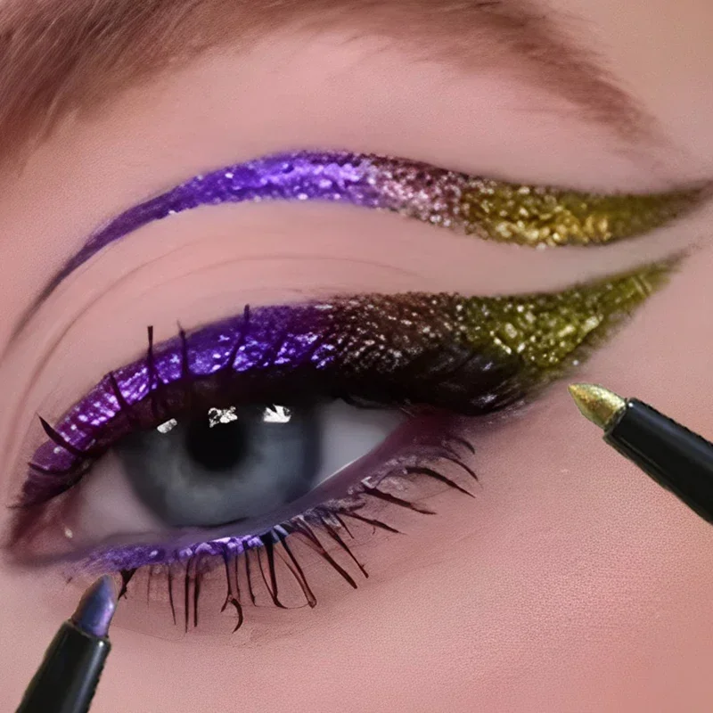 Waterproof Shiny Green Purple  - Beauty Makeup Eyeshadow avis et prix