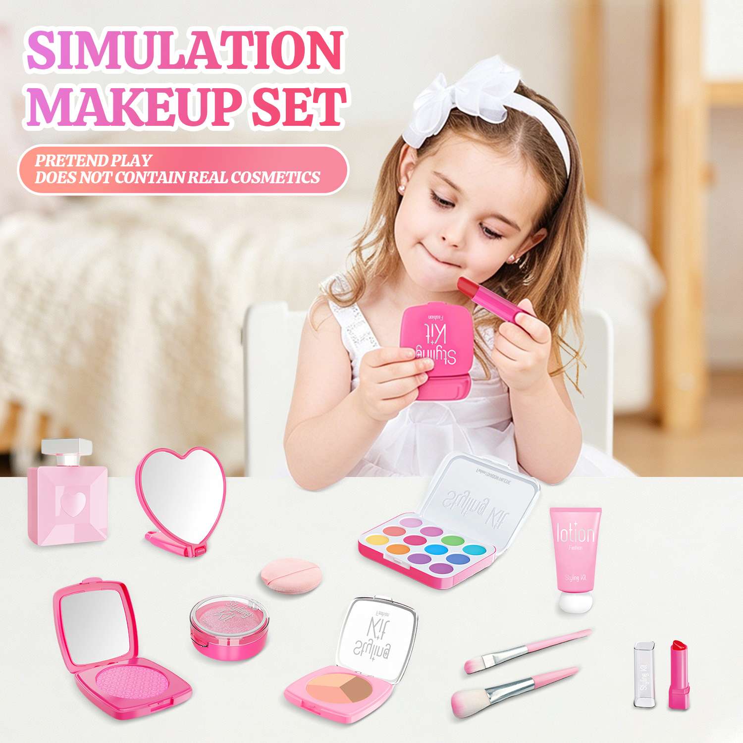Child Girl Makeup Career Role  - Beauty Makeup Kit For Kids avis et prix