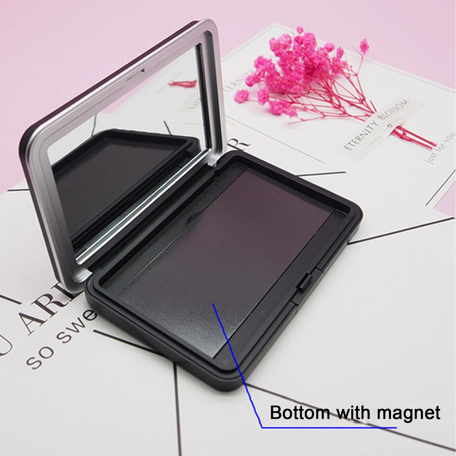 1Pc Matte Black Empty Magnetic - Beauty Makeup Eyeshadow avis et prix