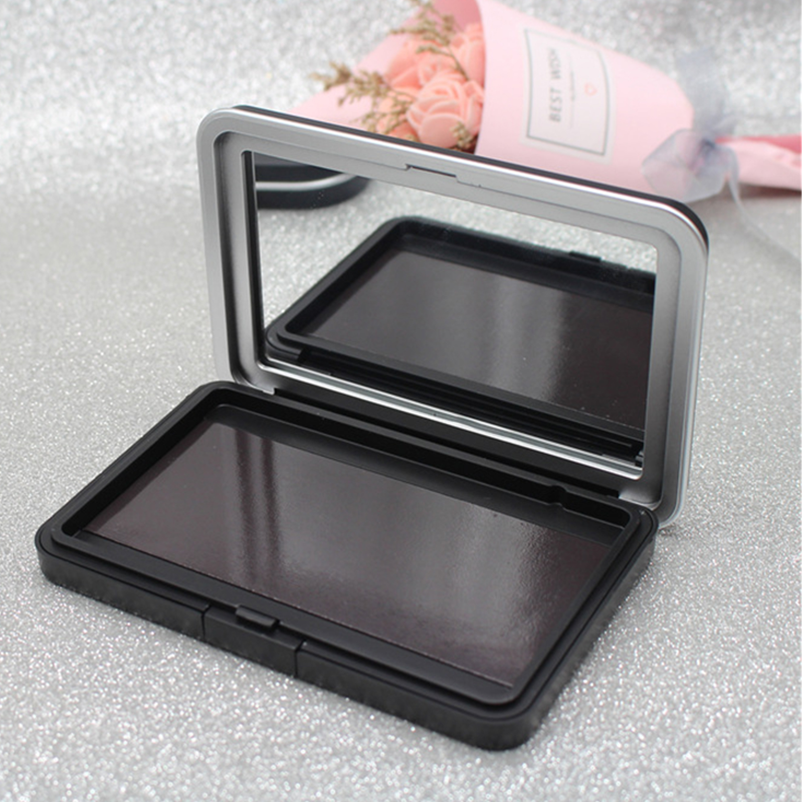 1Pc Matte Black Empty Magnetic - Beauty Makeup Eyeshadow avis et prix