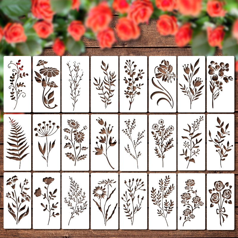 24pcs/Set Wildflower Stencils  - Beauty Makeup Kit For Kids avis et prix