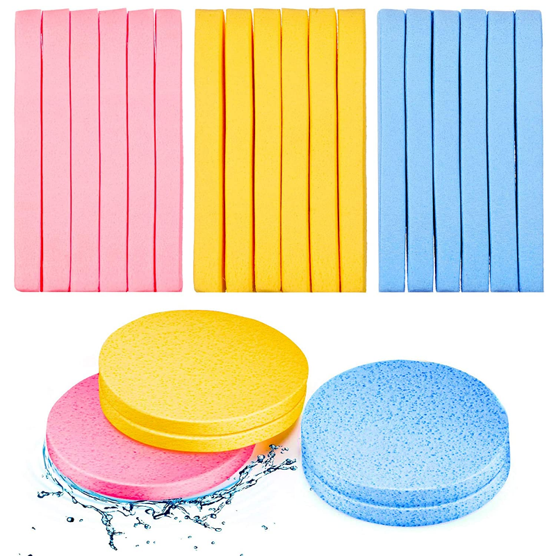 12Pcs Compressed Facial Sponge - Kiss Beauty Makeup Remover avis et prix