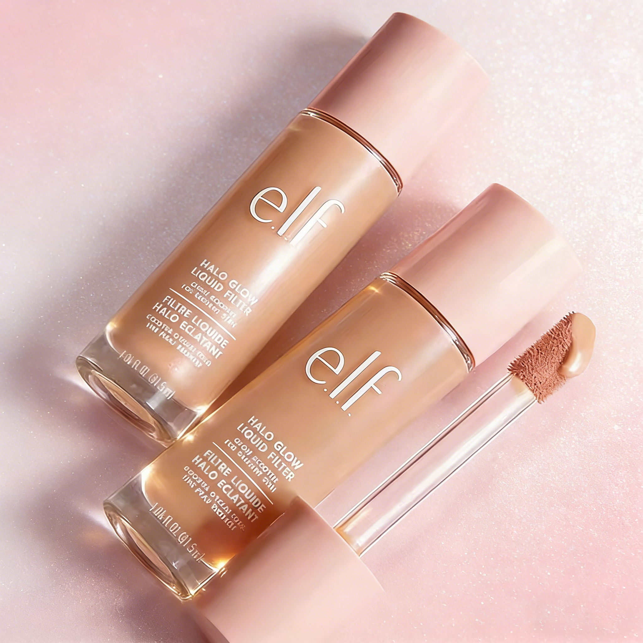 ELF 3 New Shades Halo Glow Liq - Beauty Makeup Look avis et prix