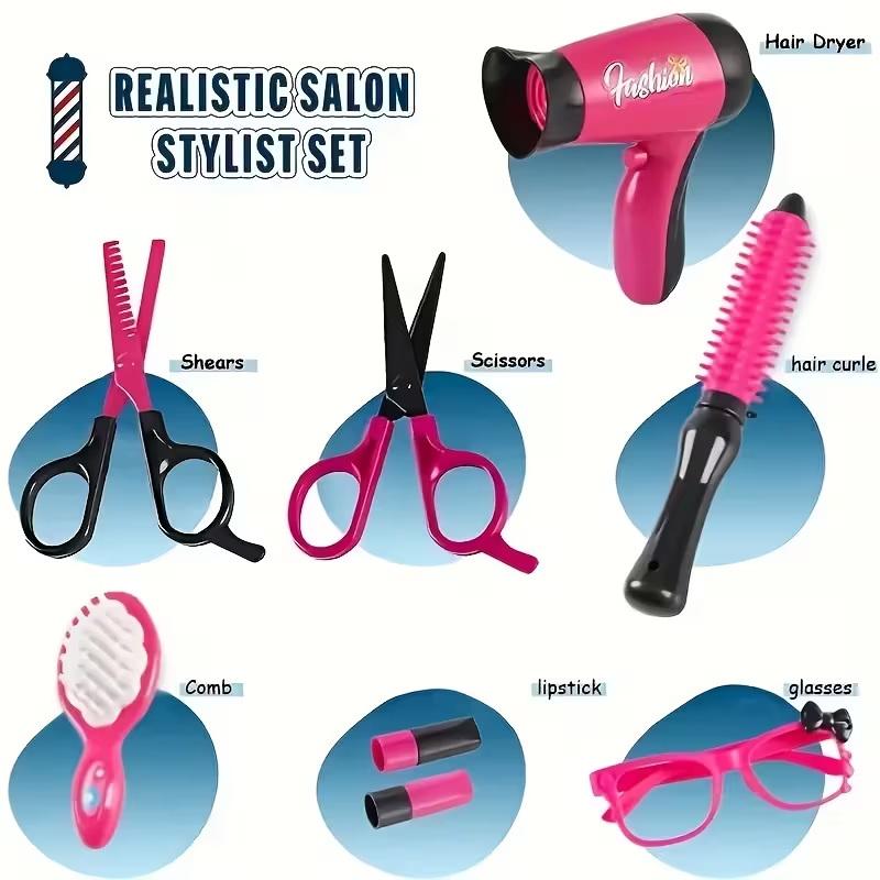 17Pcs Girls Beauty Salon Set M - Beauty Makeup Kit For Kids avis et prix