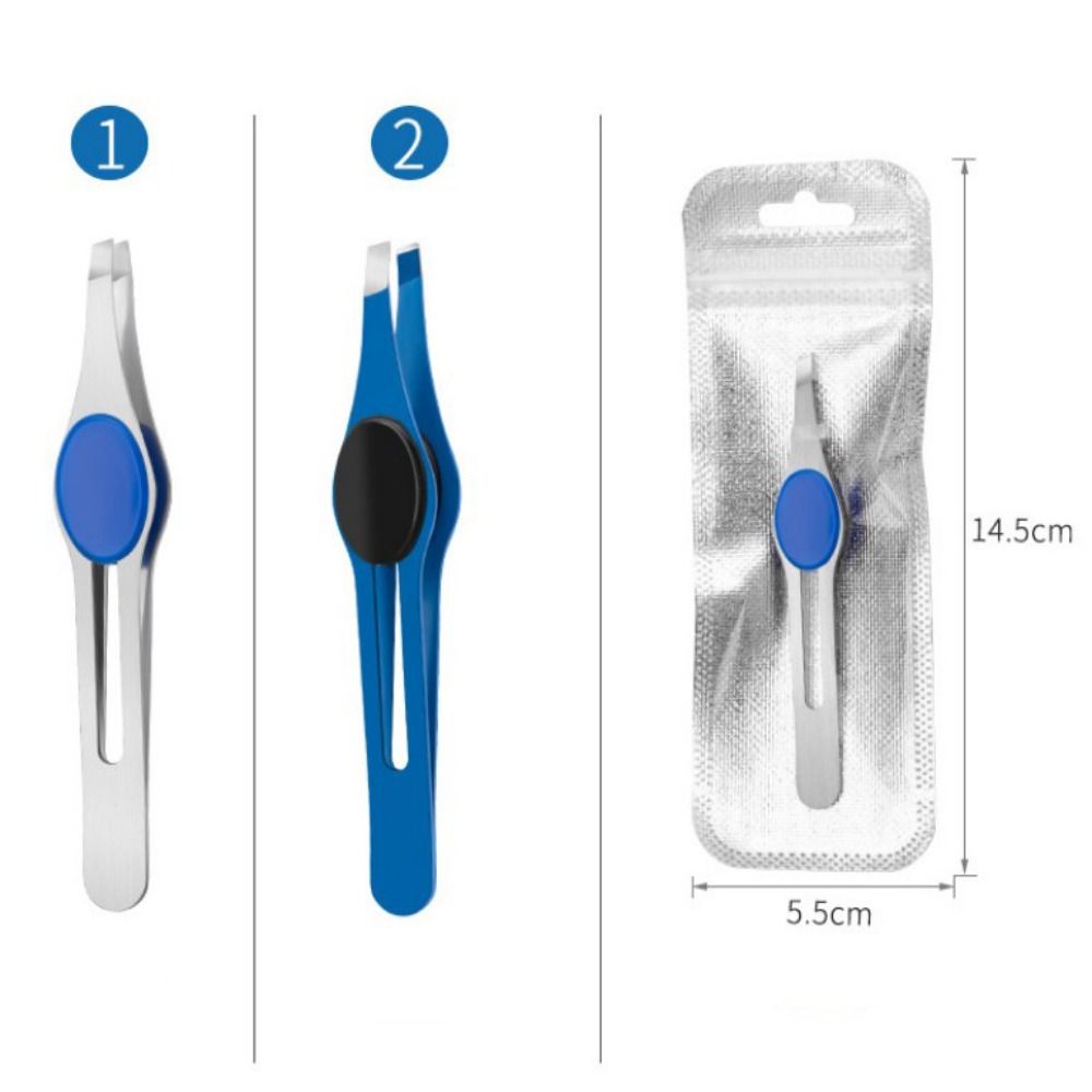 Stainless Steel Eyebrow Tweeze - Beauty Hair Makeup avis et prix