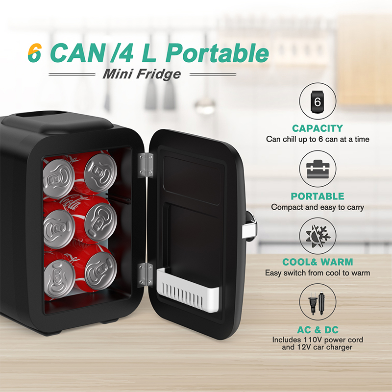 Crownful 4L Mini Fridge 110V 2 - Beauty Makeup Fridge avis et prix