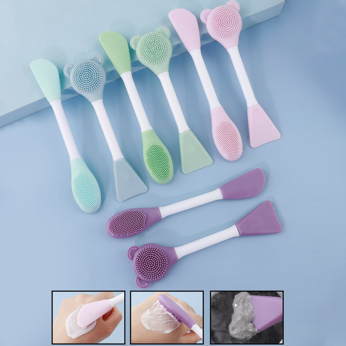 Bear Silicone Double Head Face - Kiss Beauty Makeup Remover avis et prix