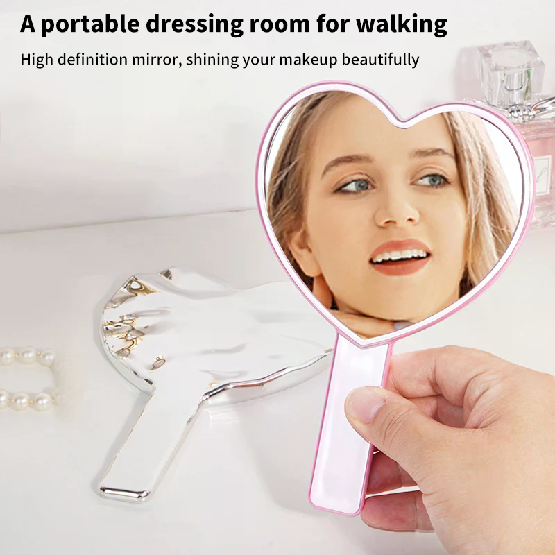 1Pcs Handheld Makeup Mirror Lo - Beauty Love Makeup avis et prix