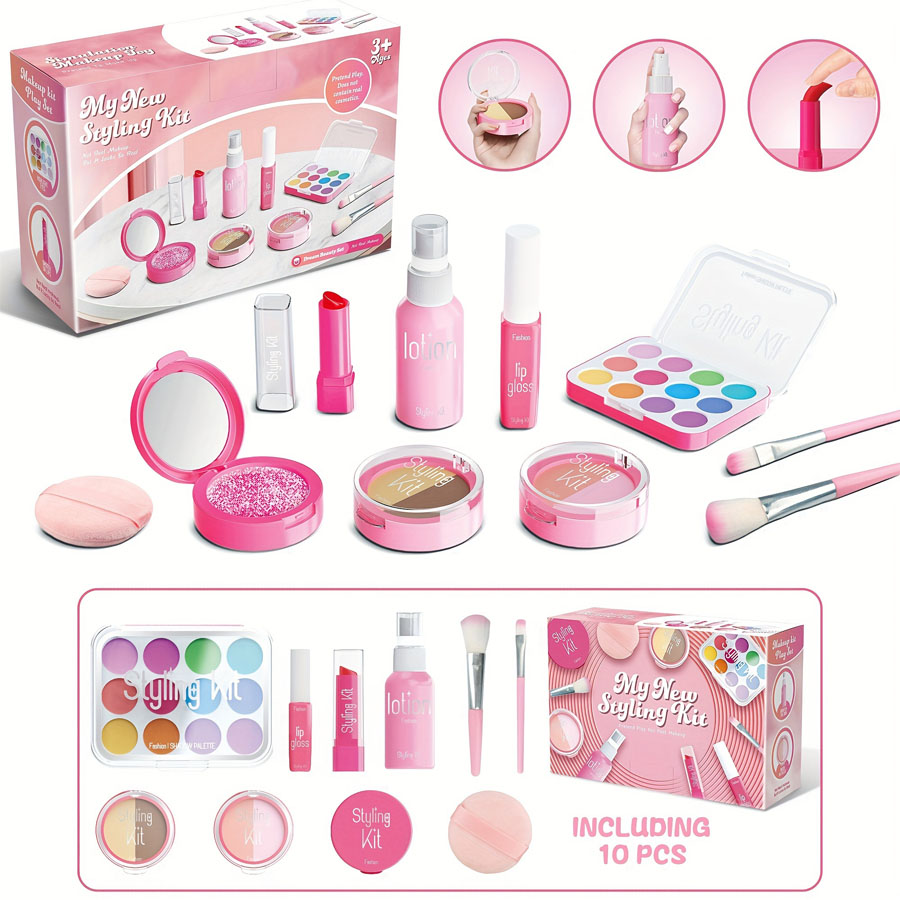 Kids Pretend Makeup Toy Set, N - Beauty Makeup Kit For Kids avis et prix