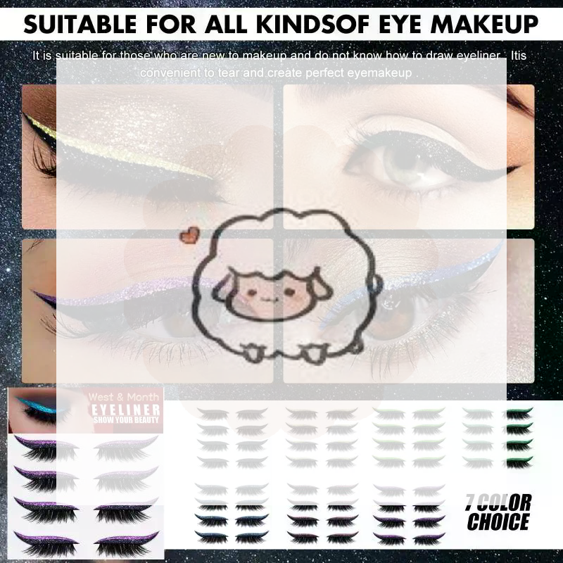 False Eyelashes and Eyeliner S - Beauty Makeup Look avis et prix
