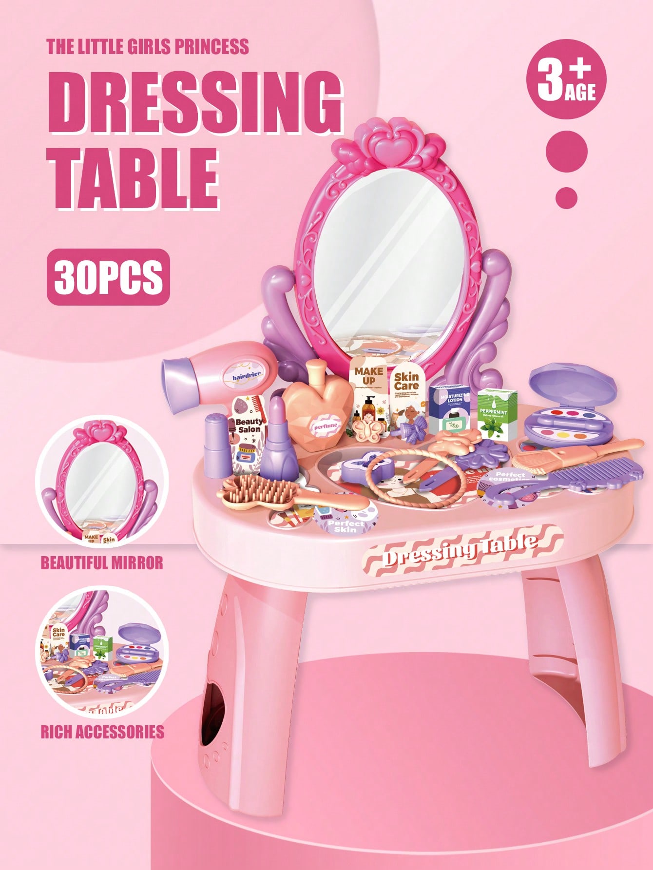 Kids Princess Vanity Dressing  - Beauty Makeup Kit For Kids avis et prix