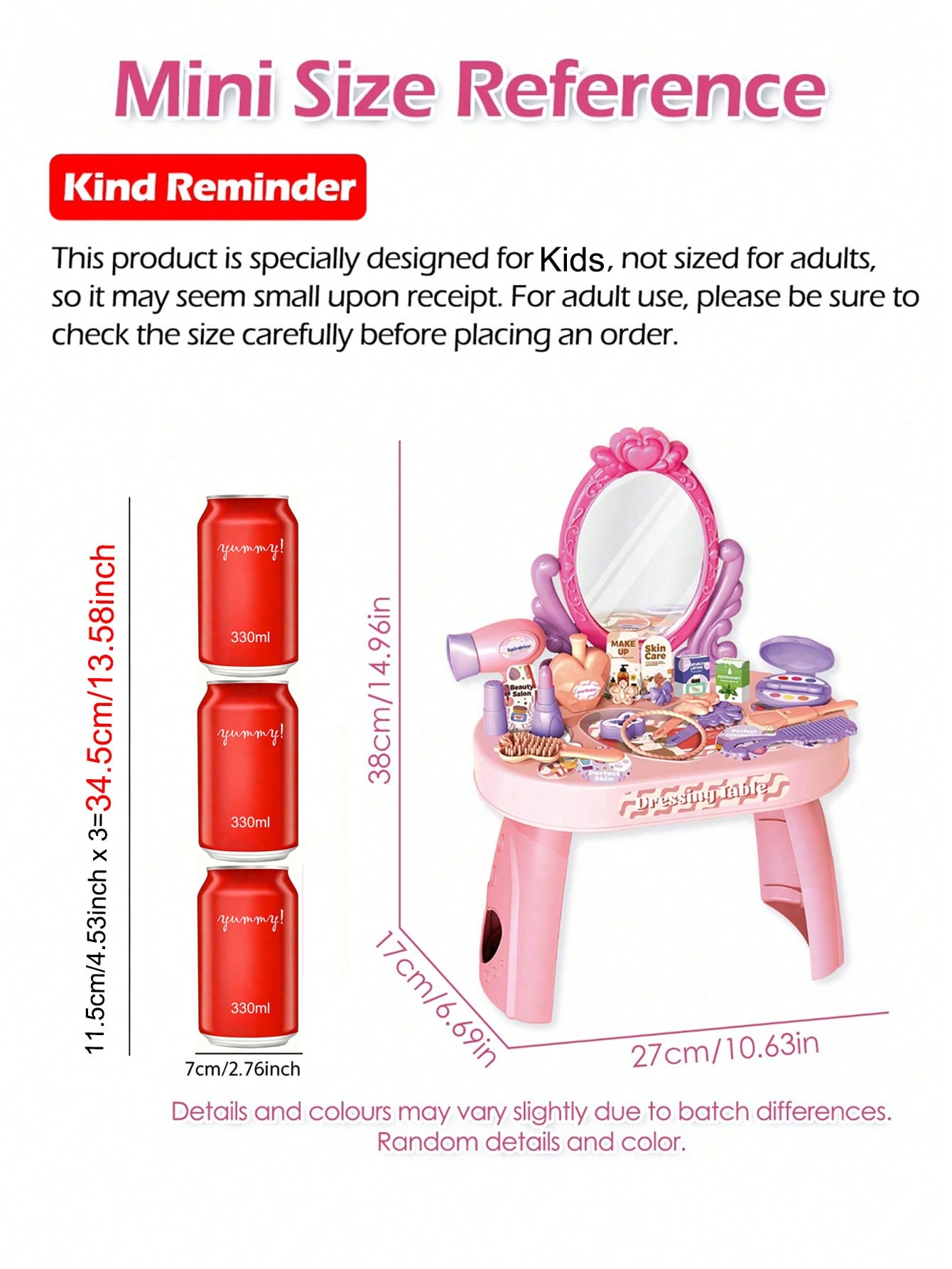 Kids Princess Vanity Dressing  - Beauty Makeup Kit For Kids avis et prix