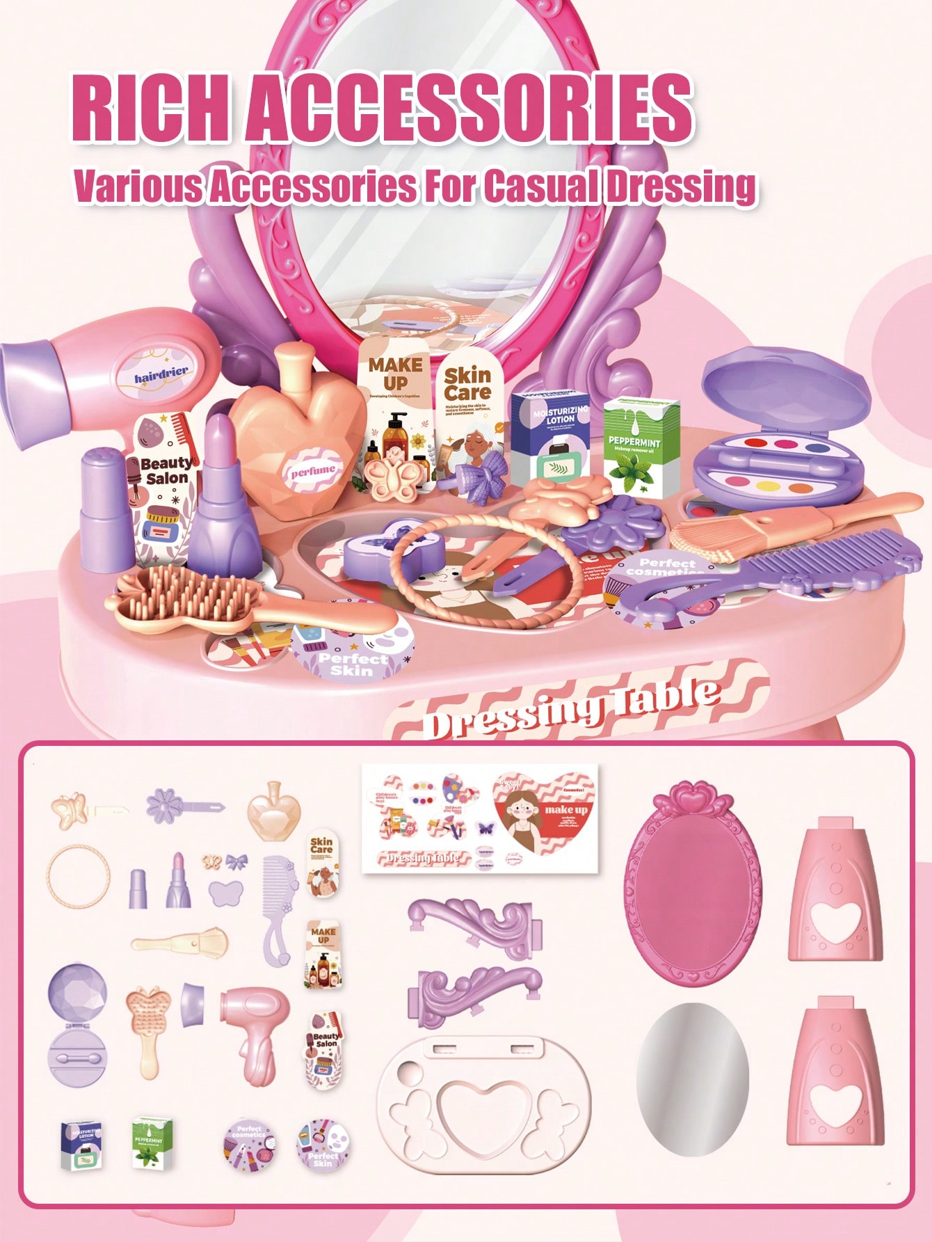 Kids Princess Vanity Dressing  - Beauty Makeup Kit For Kids avis et prix
