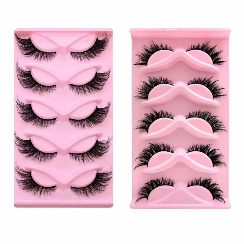 5 Pairs 2 Styles Wispy False E - Beauty Makeup Look avis et prix
