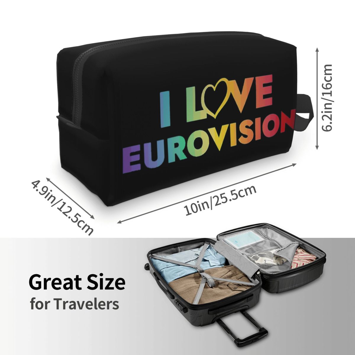 I Love Eurovision Makeup Bag C - Beauty Love Makeup avis et prix