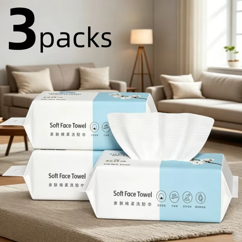 Thick Disposable Facial Towels - Kiss Beauty Makeup Remover avis et prix