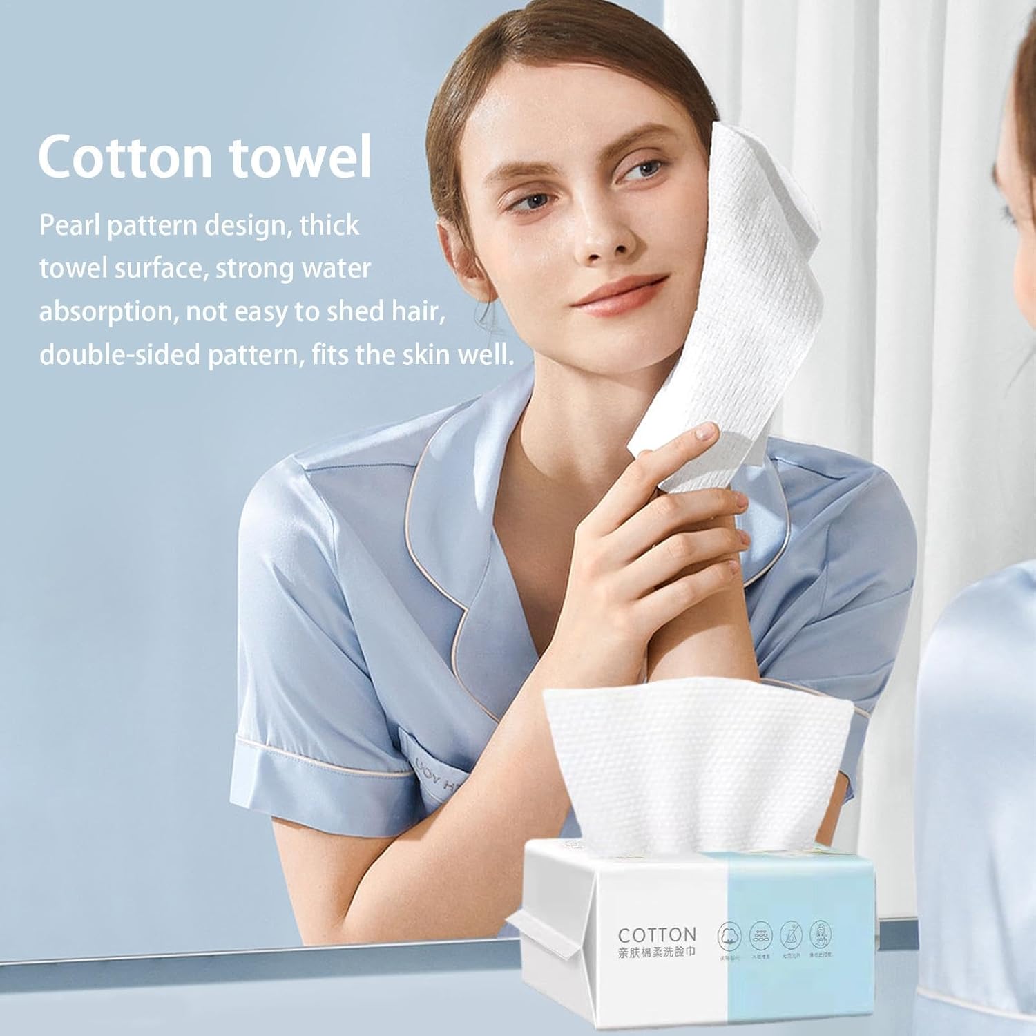 Thick Disposable Facial Towels - Kiss Beauty Makeup Remover avis et prix