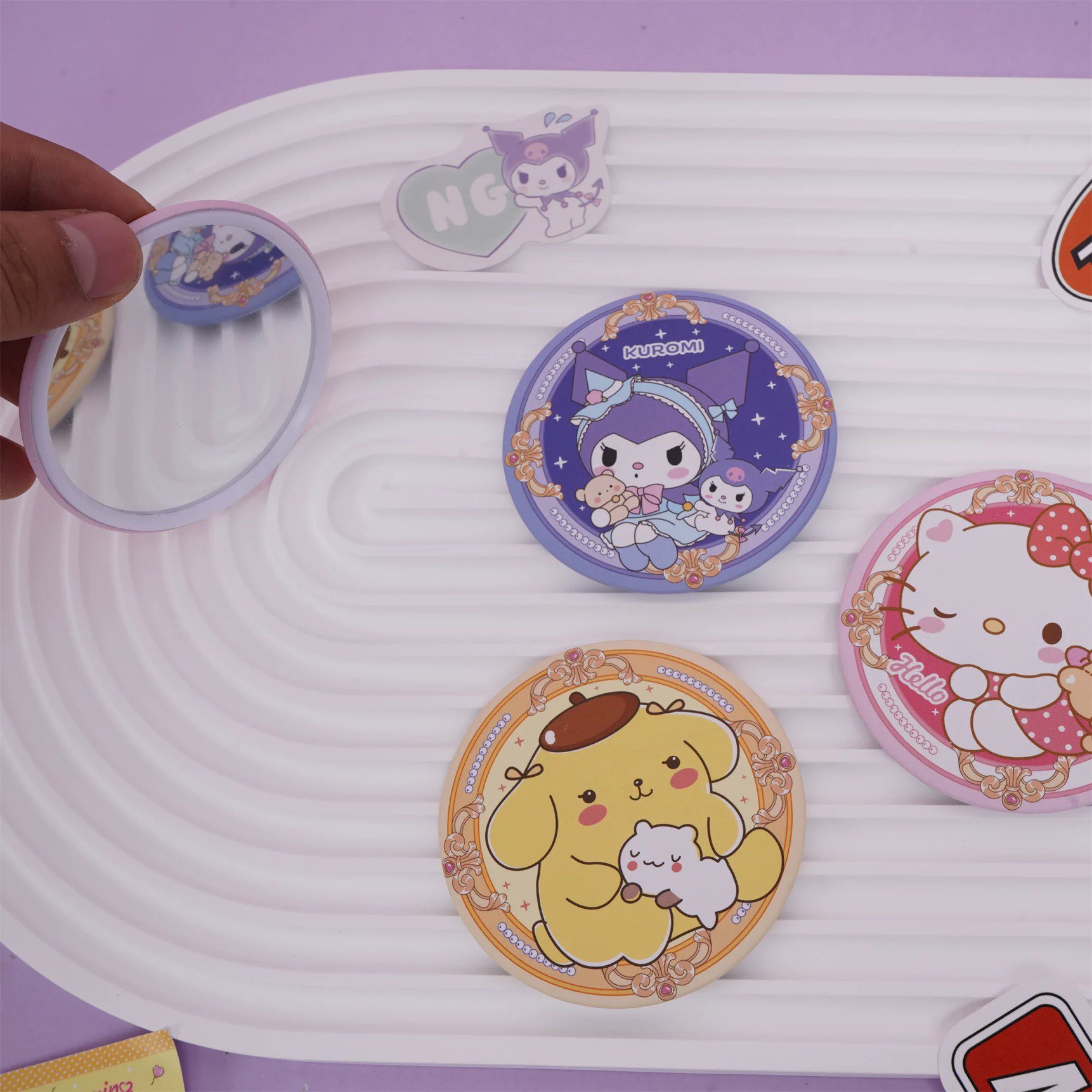 Sanrio Mini Mirror Kuromi My M - Beauty Makeup Kit For Kids avis et prix
